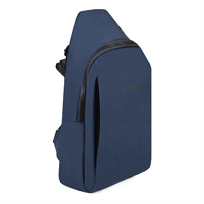 Рюкзак кроссбоди BG-5219-3 синий текстиль с в/о покрытием