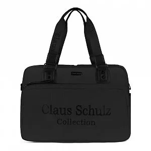 Саквояж ZH-0832 черн. текст. с в/о покрытием Claus Schulz