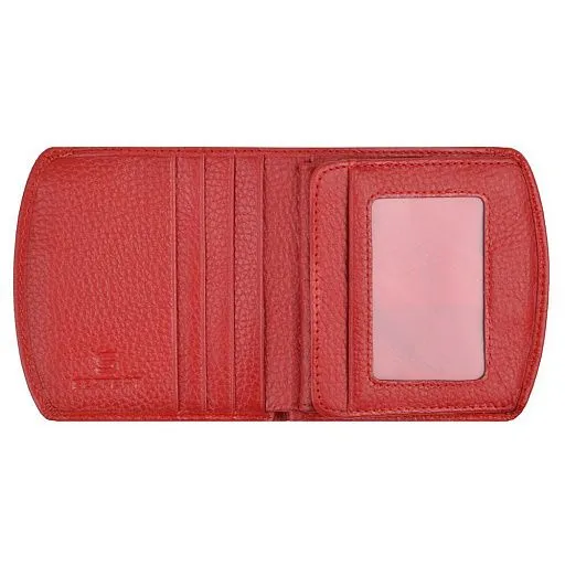 Кошелек жен MO-13703-2 красн. нат.кожа Sezfert