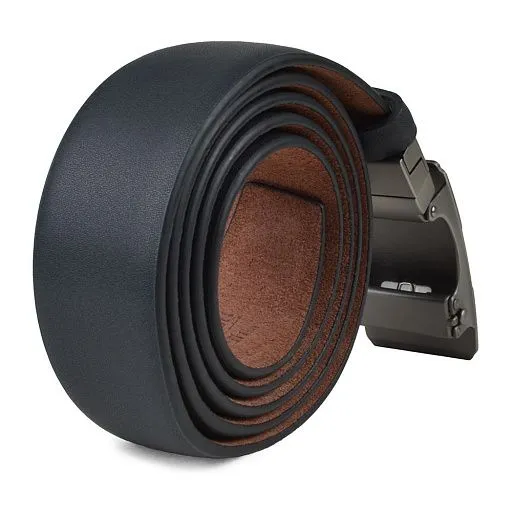 Ремень ROL-9/MGM/C черн. нат.кожа CS