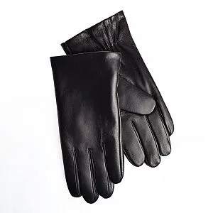 Перчатки черн 115 XL кожа/мех