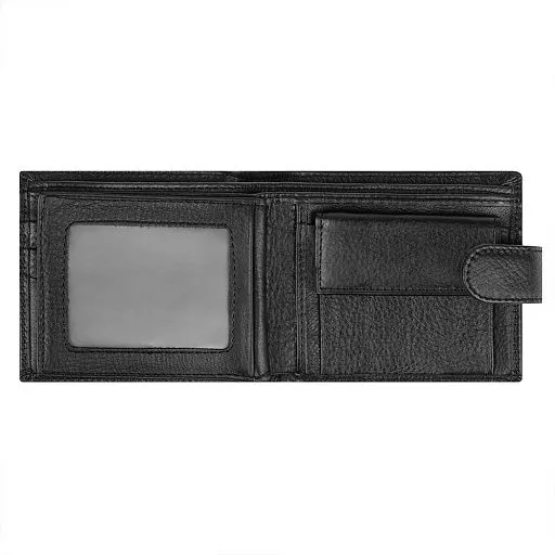 Кошелек мужской MO-456-207 черный натуральная кожа