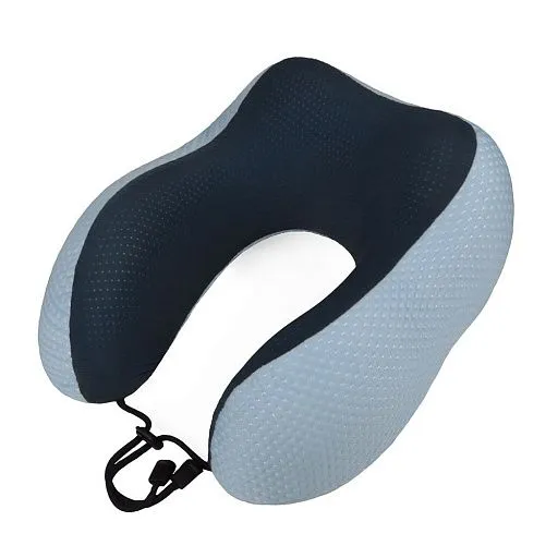 Подушка BG-5772 memory foam трикотаж голубая
