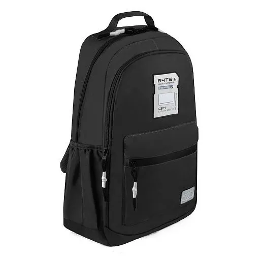 Ранец BG-2383 черный текстиль