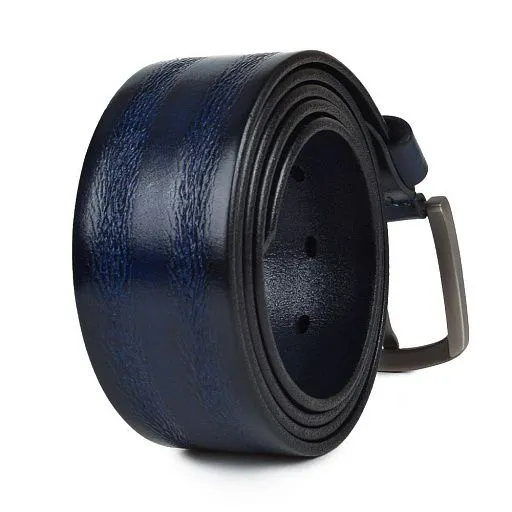 Ремень PI/G-367 син. нат.кожа CS