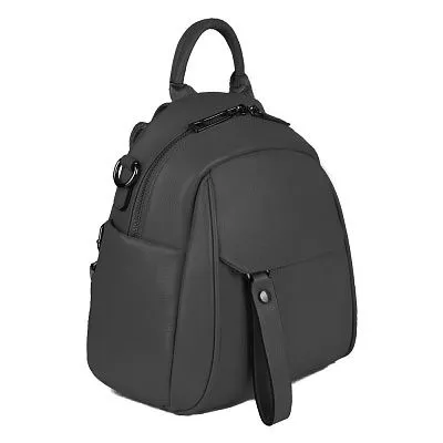 Рюкзак женский GH-633 черный натуральная кожа