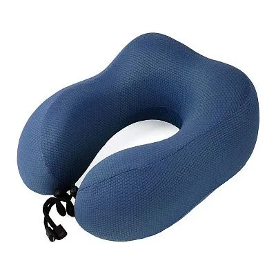 Подушка BG-50423/2 memory foam трикотаж синяя