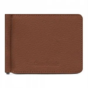 Зажим д/денег GH-2367 коричн. нат.кожа