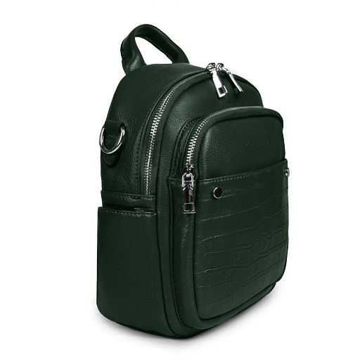 Рюкзак жен GH-163-1 зелен. нат.кожа Claus Schulz