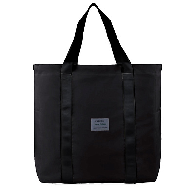 Сумка шоппер/рюкзак BG-602 черный текстиль