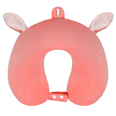 Комплект для путешествий детск (подушка memory foam, маска) GH-5782-30 розовый