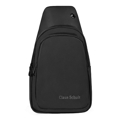 Рюкзак кроссбоди BG-5213-3 черный текстиль с в/о покрытием